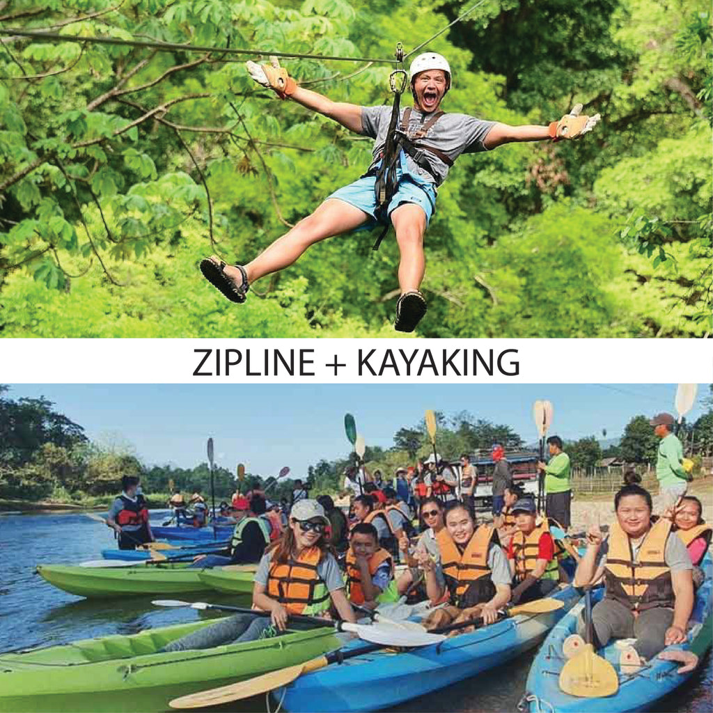 Zipline + Kayaking
